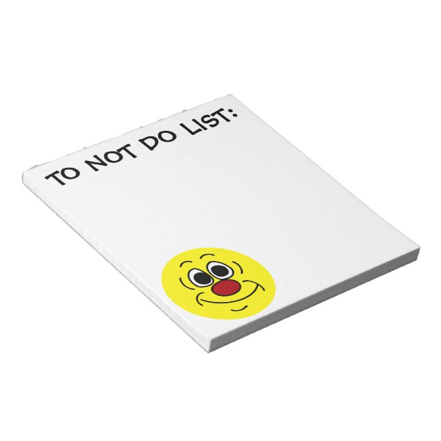 Cocky Face Grumpey Notizblock (angewinkelt)