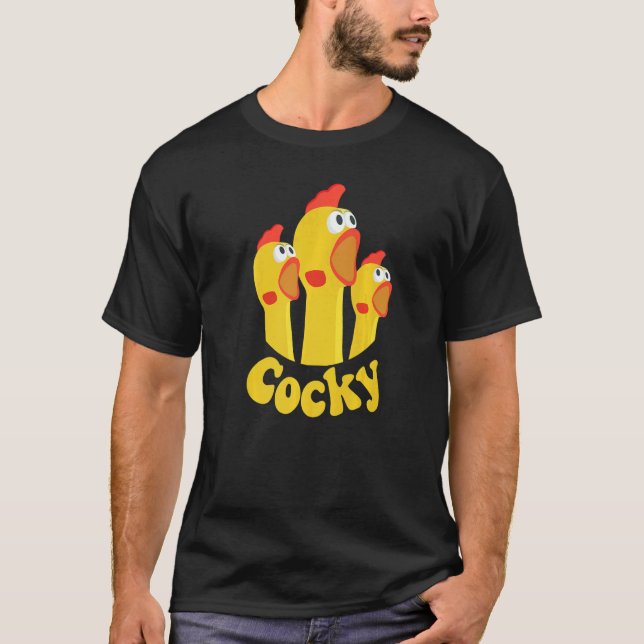 Cocky for Men Chicken Cocky T-Shirt (Vorderseite)