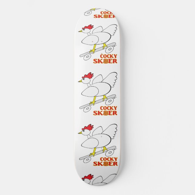 Cocky Skater Skateboard (Vorderseite)