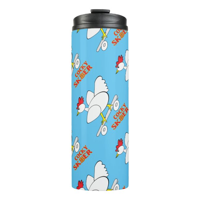 Cocky Skater Thermosbecher (Vorderseite)