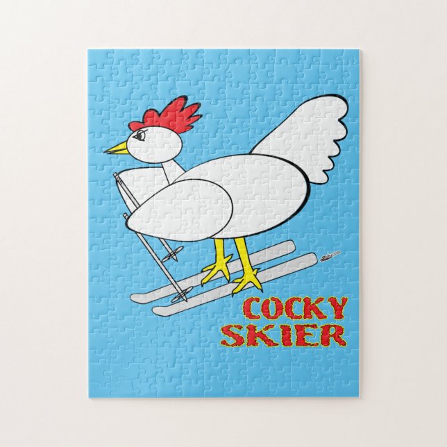 Cocky Skier (Vertikal)