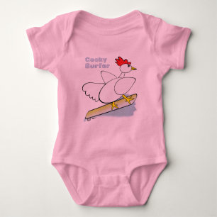 Cocky Surfer Baby Strampler