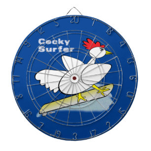 Cocky Surfer Dartscheibe