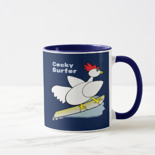 Cocky Surfer Tasse