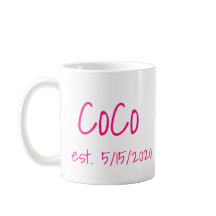 CoCo a établi Date Coffee Mug