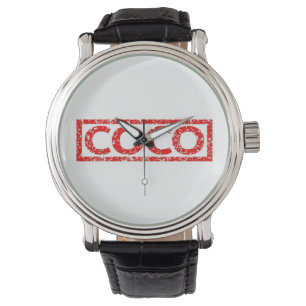 Coco-Briefmarke Armbanduhr