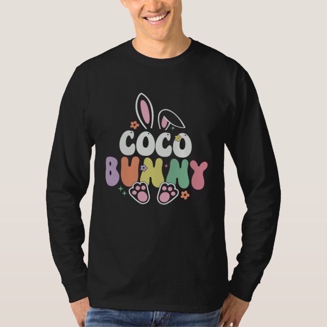 Coco Bunny Women Easter Day Rabbit Grandma Family  T-Shirt (Vorderseite)