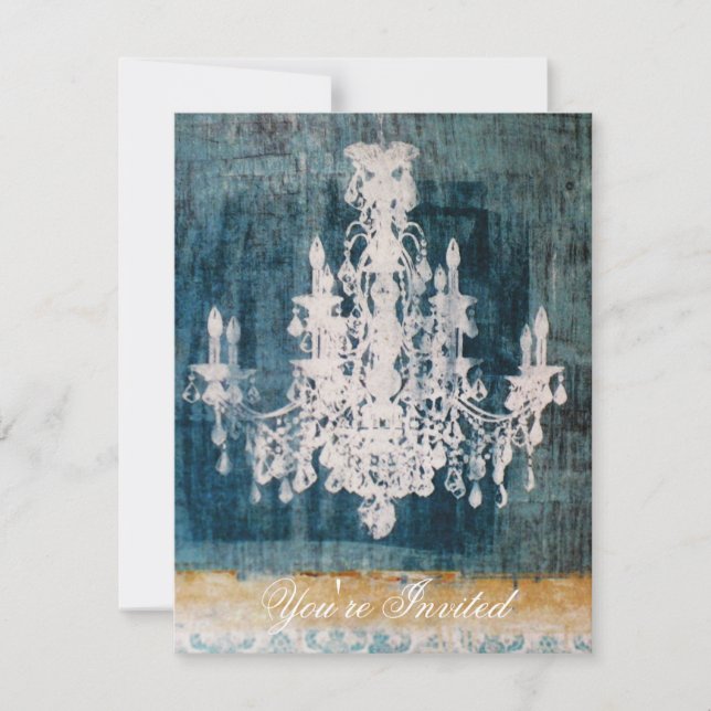 Coco Chandelier ~ Einladung (Vorderseite)