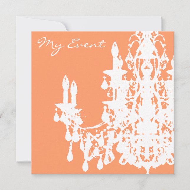 Coco Chandelier ~ Invitations / RSVP (Devant)