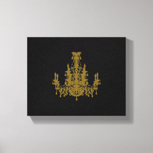 Coco Chandelier ~ Wrapped Canvas .75" Dick Leinwanddruck