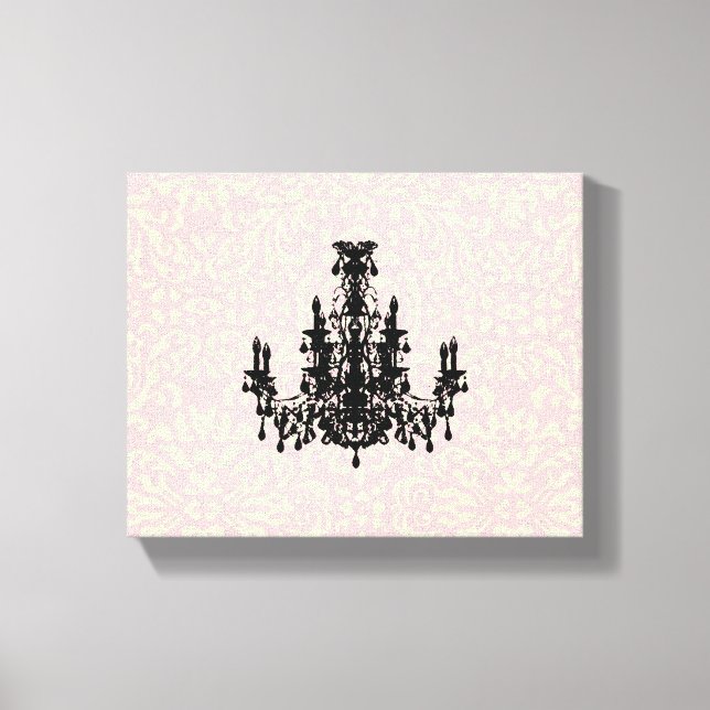 Coco Chandelier ~ Wrapped Canvas .75" Dick Leinwanddruck (Vorderseite)
