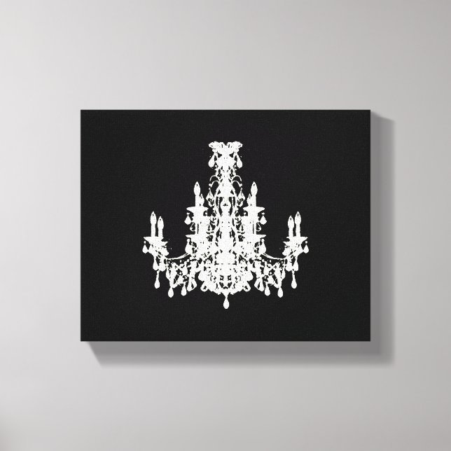 Coco Chandelier ~ Wrapped Canvas .75" Dick Leinwanddruck (Vorderseite)