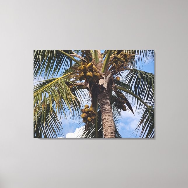 COCO PALM LEINWANDDRUCK (Vorderseite)