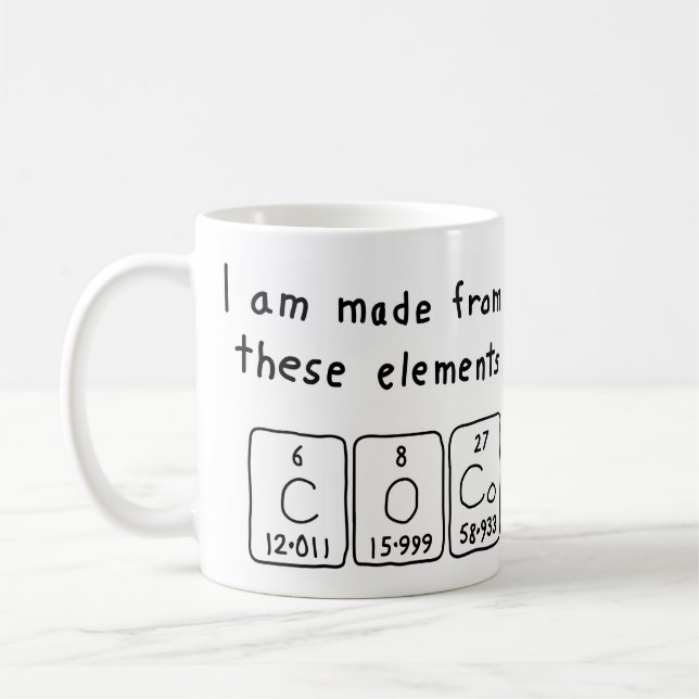 Coco Periodenname Tasse (Links)