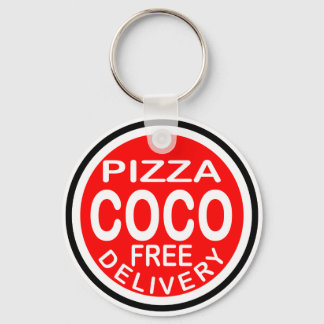 Coco Pizza Delivery Schlüsselanhänger