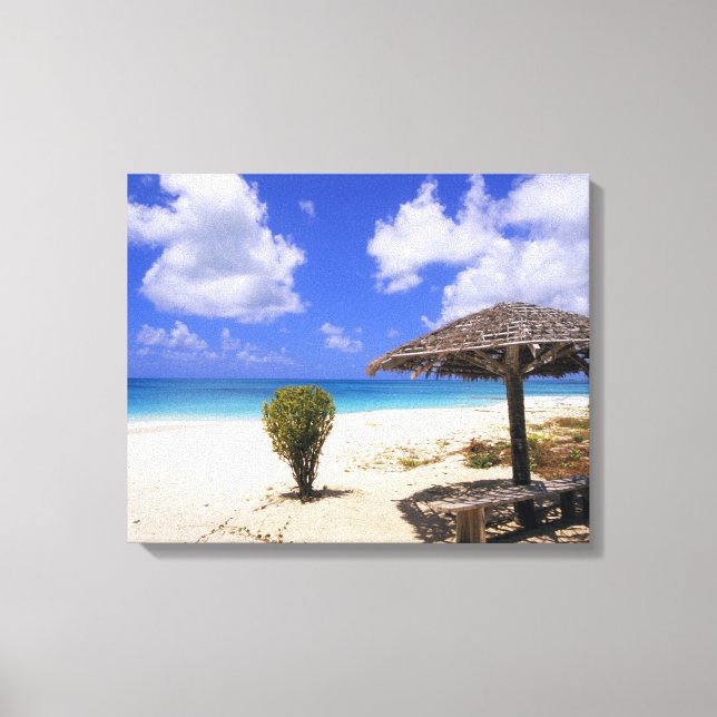 Coco Point Beach, Barbuda, Antigua Leinwanddruck (Vorderseite)