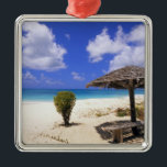 Coco Point Beach, Barbuda, Antigua Ornament Aus Metall<br><div class="desc">Coco Point Beach,  Barbuda,  Antigua � Michael De Freitas / DanitaDelimont.com</div>
