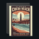 Cocoa Beach City Florida Küstenlinie Geschenke Magnetkarte<br><div class="desc">Entdecken Sie Cocoa Beach, eingebettet an der atemberaubenden Küste Floridas. Mit seinen unberührten Sandstränden und dem kristallklaren Wasser bietet das Cocoa Beach die ideale Kulisse für Ihre personalisierten Produkte. Lass deine Kreativität, je mehr du dir Gegenstände anpasst, die von der Sonne inspiriert werden, surf und entspanntem Lebensstil dieser bezaubernden Stadt...</div>