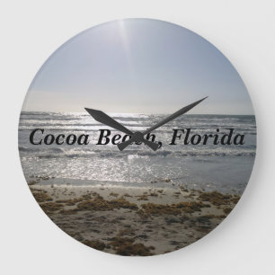 Cocoa Beach Clock Große Wanduhr