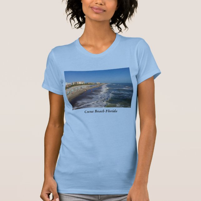 Cocoa Beach Coastline T - Shirt (Vorderseite)