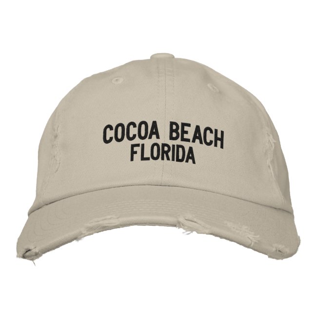 Cocoa Beach, Florida bestickte Cap Bestickte Baseballkappe (Vorderseite)