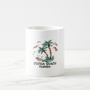 Cocoa Beach - Florida - farbenfroher Sonnenunterga Kaffeetasse