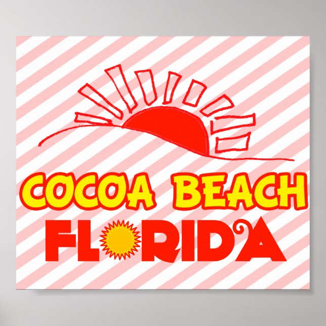 Cocoa Beach, Florida Poster (Vorne)
