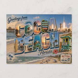 Cocoa Beach, Florida Postkarte