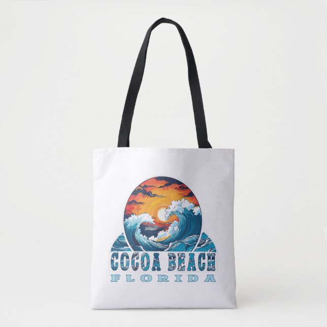 Cocoa Beach Florida Tasche (Vorderseite)