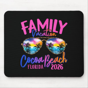 Cocoa Beach Florida Urlaub 2026 passende Familie Mousepad