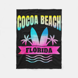 Cocoa Beach Florida Urlaub Souvenir Fleecedecke