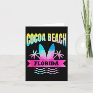 Cocoa Beach Florida Urlaub Souvenir Karte