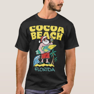 COCOA BEACH FLORIDA Weihnachten Surfen T-Shirt