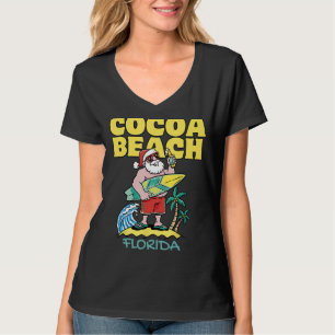 COCOA BEACH FLORIDA Weihnachten Surfen T-Shirt