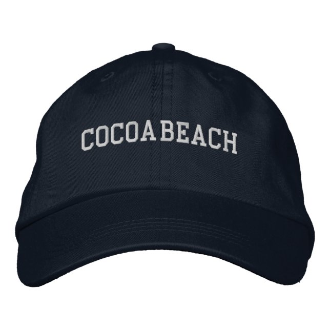 Cocoa Beach Floride Casquette de baseball brodé (Devant)