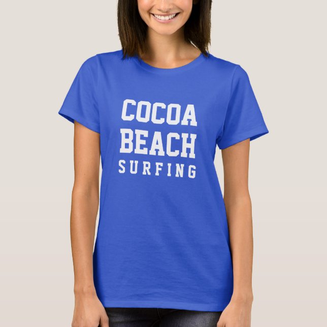 Cocoa Beach Floride Surf T-Shirt (Devant)
