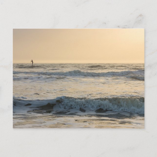 Cocoa Beach Paddleboarding Postkarte (Vorderseite)