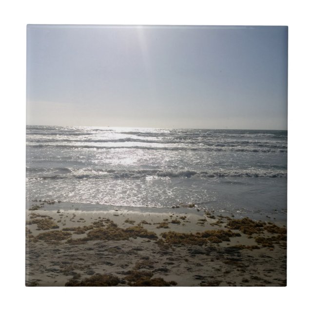 Cocoa Beach Sunrise Keramik Tile Fliese (Vorderseite)