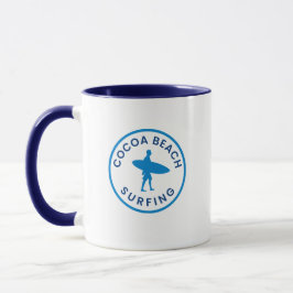 Cocoa Beach Surfing Coffee Mug