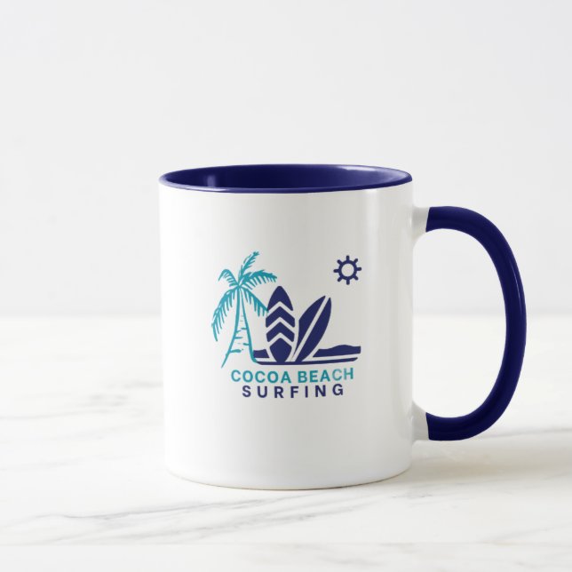 Cocoa Beach Surfing Tasse (Rechts)