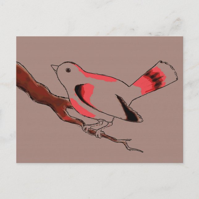 Cocoa Birdy Postcard Postkarte (Vorderseite)