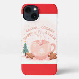 Cocoa, Cookies & Calm – Pastel Christmas CoT-Shirt iPhone Hülle