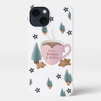 Cocoa, Cookies & Calm – Pastel Christmas CoT-Shirt iPhone Hülle