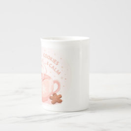 Cocoa, Cookies & Calm – Pastel Christmas CoT-Shirt Prozellantasse
