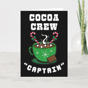Cocoa Crew Captain Weihnachten Xmas Squad Bild Ki Karte