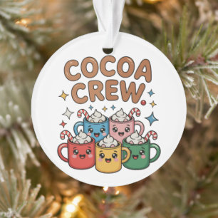Cocoa Crew Heiße Schokolade Kawaii Weihnachten Xma Ornament
