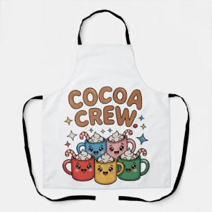 Cocoa Crew Heiße Schokolade Kawaii Weihnachten Xma Schürze