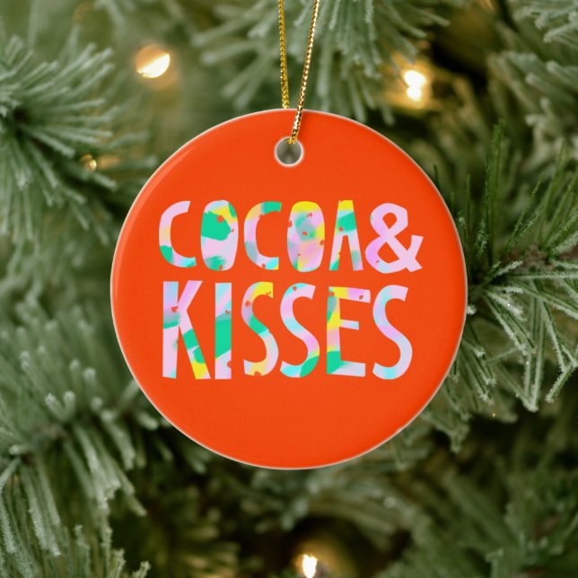 Cocoa & Kisses Keramik Ornament (Baum)