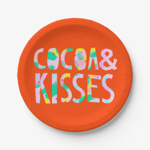 Cocoa & Kisses Pappteller