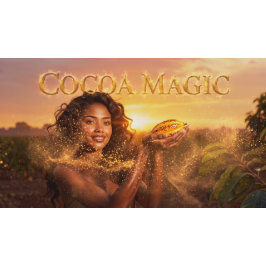 COCOA MAGIC RUNDES KISSEN